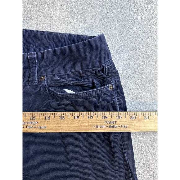 J.Crew Pants Womens 30R Blue Corduroy Chino Flat Front Straight Casual 5 Pocket - Picture 7 of 13